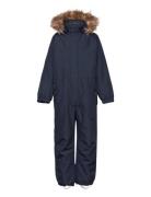 Coverall W. Fake Fur Outerwear Coveralls Snow-ski Coveralls & Sets Nav...