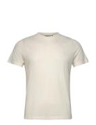 Stephanie Wool Blend Tee Tops T-shirts & Tops Short-sleeved Beige Lexi...