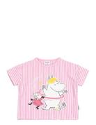 Dancers T-Shirt Tops T-shirts Short-sleeved Pink MUMIN