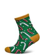 Vmelf Socks Xmas Lingerie Socks Regular Socks Green Vero Moda