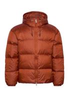 D1. Shiny Puffer Jacket Fôret Jakke Orange GANT