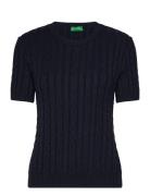 Sweater Tops Knitwear Jumpers Navy United Colors Of Benetton