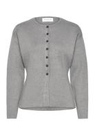 Mschmirielle Hasle Cardigan Tops Knitwear Cardigans Grey MSCH Copenhag...