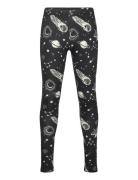 Leggings Space Aop Glow In The Bottoms Leggings Black Lindex