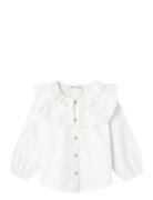 Nmfrahilla Ls Shirt Tops Blouses & Tunics White Name It