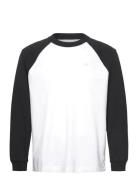 Hco. Guys Knits Tops T-shirts Long-sleeved White Hollister