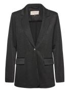 Fqnannilux-Jacket Blazers Single Breasted Blazers Black FREE/QUENT