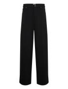 Loose Baggy Track Trousers Bottoms Trousers Casual Black Weekday