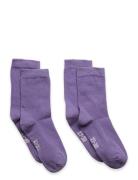 Ankle Sock Sokker Strømper Purple Minymo