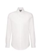 Cityhemden 1/1 Arm Tops Shirts Business White Seidensticker