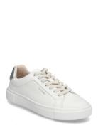 Cupsole Lace Up W/Ml - Lth Lave Sneakers White Calvin Klein