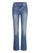 Smooth High Slim Jeans Bottoms Jeans Slim Blue Weekday