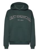 Varsity Sweat Hood Sport Sweat-shirts & Hoodies Hoodies Green Aim´n