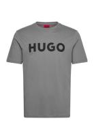 Dulivio Designers T-shirts Short-sleeved Grey HUGO