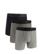 Ua Performance Tech - Solid 6 In 3Pk Boksershorts Multi/patterned Unde...