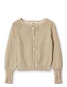 Tillie Tops Knitwear Cardigans Cream MarMar Copenhagen