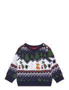 Bergstrakt Collegetröja Tops Knitwear Pullovers Multi/patterned MUMIN