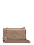 Noelle Convertible Xbody Flap Bags Crossbody Bags Beige GUESS