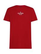 Rwb Hilfiger Tee Tops T-shirts Short-sleeved Red Tommy Hilfiger