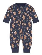 Pyjamas Ginger Bread Pyjamas Sie Jumpsuit Navy Lindex