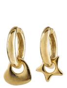 Tell My Heart Earrings Gold Accessories Jewellery Earrings Hoops Gold ...