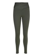 Studio Cross Tights Sport Running-training Tights Khaki Green Björn Bo...