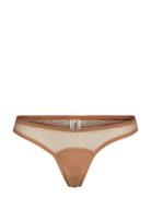 Nova String Stringtruse Undertøy Brown Underprotection