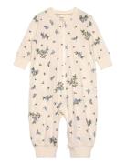 Pyjamas Blueberry Mini Match Pyjamas Sie Jumpsuit Cream Lindex