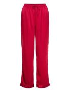 Satin Trousers Pyjamasbukser Pysjbukser Red Hunkemöller