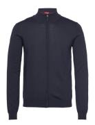 San Jorge-M Tops Knitwear Full Zip Jumpers Navy HUGO