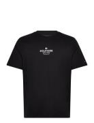 Rwb Hilfiger Tee Tops T-shirts Short-sleeved Black Tommy Hilfiger