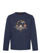 Lwtano 708 - T-Shirt L/S Tops T-shirts Long-sleeved T-shirts Navy LEGO...