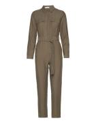 Smile Bottoms Jumpsuits Khaki Green Mango