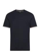 Thompson 04 Tops T-shirts Short-sleeved Black BOSS