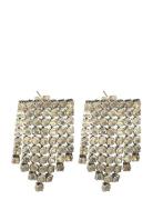 Earrings Wide Chunky Waterfall Øredobber Smykker Silver Lindex