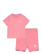 Cs Tee Set Sets Sets With Short-sleeved T-shirt Pink Adidas Originals