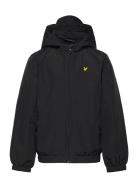 Zip Through Hooded Jacket Tynn Jakke Skalljakke Black Lyle & Scott