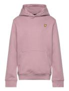 Pullover Hoodie Tops Sweat-shirts & Hoodies Hoodies Pink Lyle & Scott