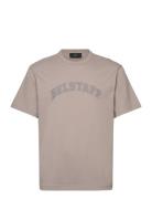 Training T-Shirt Pumice Tops T-shirts Short-sleeved Beige Belstaff