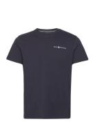 Bowman Logo Tee Tops T-shirts Short-sleeved Navy Sail Racing