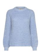 Frerni Pu 1 Tops Knitwear Jumpers Blue Fransa