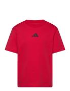 J Sl Tee 160 Tops T-shirts Short-sleeved Red Adidas Sportswear