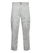 Sisla-7-Cargo Bottoms Trousers Cargo Pants Grey BOSS