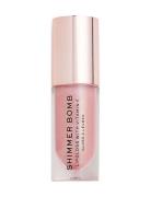 Revolution Shimmer Bomb Glimmer Lipgloss Sminke Pink Revolution Beauty...