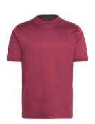 H-Thompson 40_Psncsa Tops T-shirts Short-sleeved Burgundy BOSS