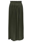 Onlvenedig Life Long Skirt Wvn Noos Langt Skjørt Khaki Green ONLY