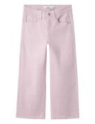 Nkfrose Wide Twi Pant 1115-Tp Noos Bottoms Jeans Wide Jeans Pink Name ...