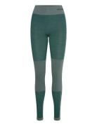 Hmlclea Seamless Mid Waist Tights Sport Running-training Tights Seamle...