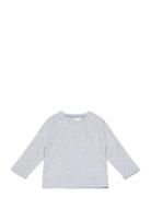 Patch Pocket T-Shirt Tops T-shirts Long-sleeved T-shirts Grey Mango