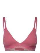 Lightly Lined Triangle Lingerie Bras & Tops Soft Bras Bralette Pink Ca...